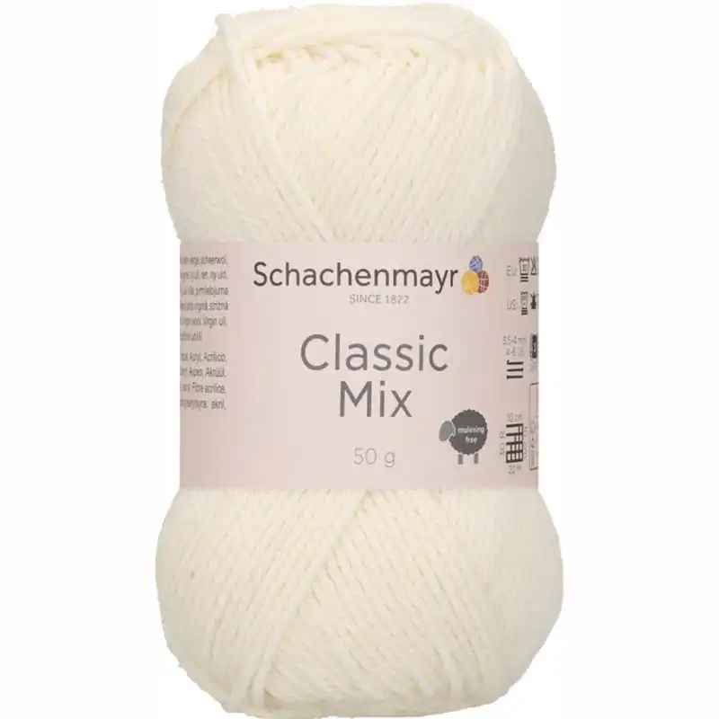 Schachenmayr Classic Mix 2 Krémový