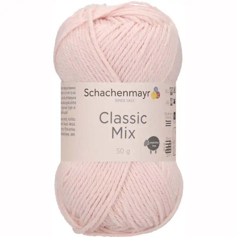 Schachenmayr Classic Mix 35 Narůžovělá