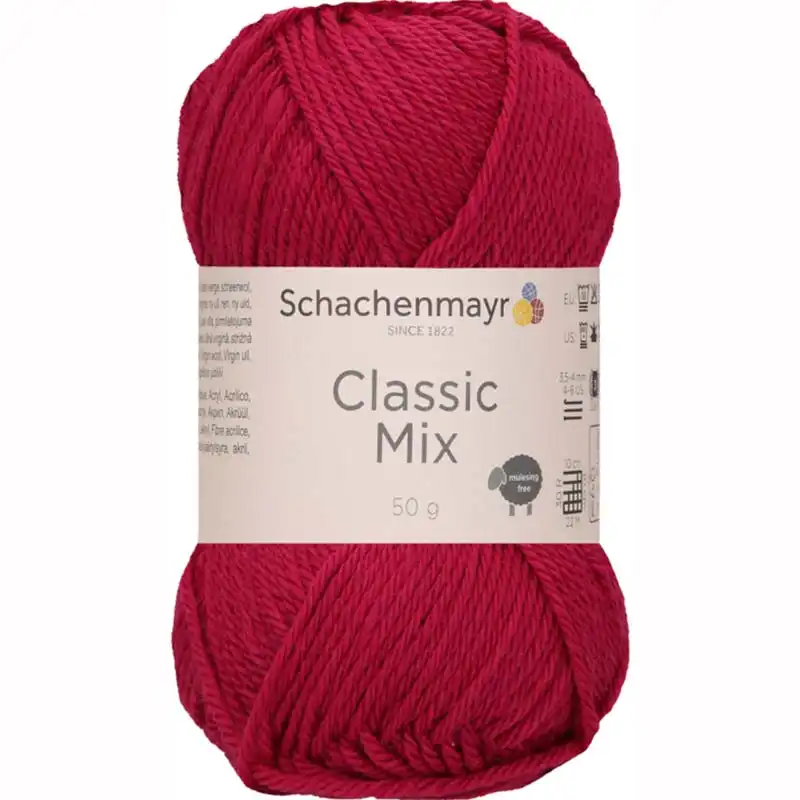 Schachenmayr Classic Mix 37 Fuchsiová
