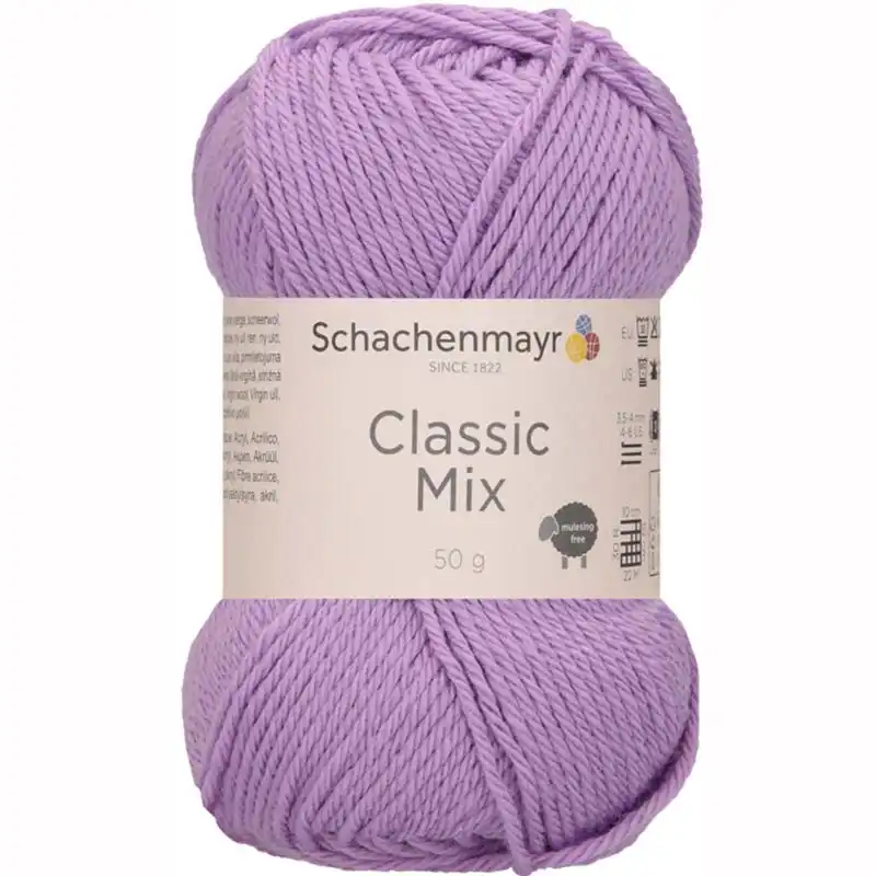 Schachenmayr Classic Mix 45 Fialová