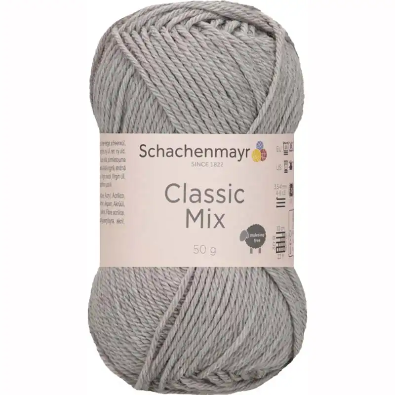 Schachenmayr Classic Mix 90 Světle šedá