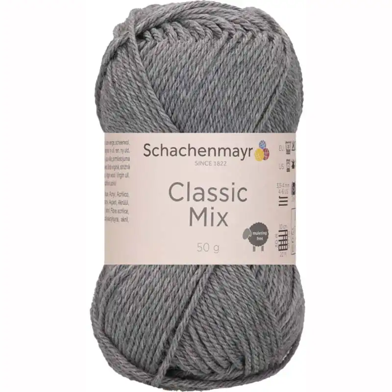 Schachenmayr Classic Mix 91 Šedá