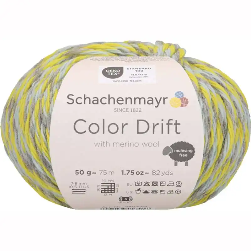 Schachenmayr Color Drift 83 Šedozelená