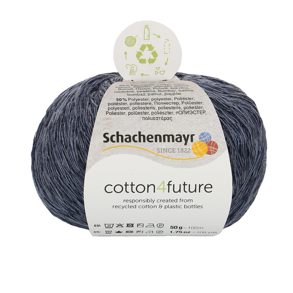 Schachenmayr Cotton 4 future 50 Tmavě modrá