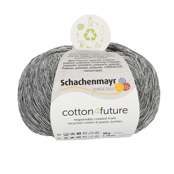 Schachenmayr Cotton 4 future 90 Šedá