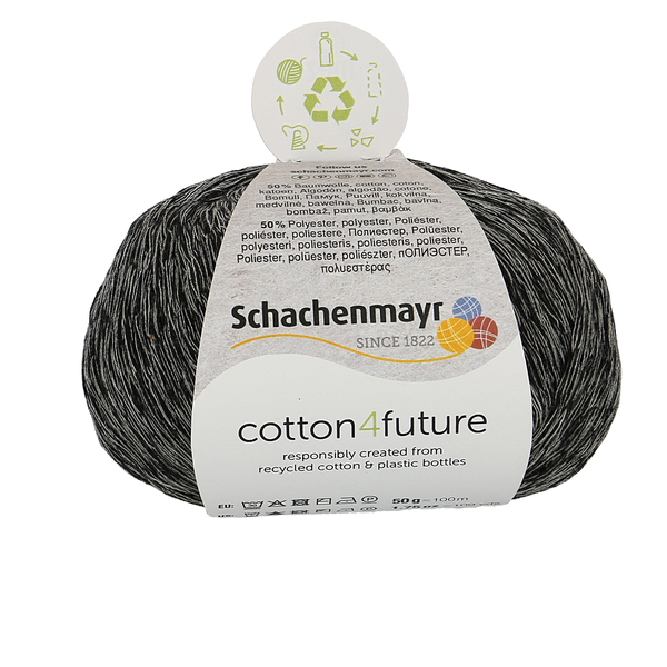 Schachenmayr Cotton 4 future 99 Černá