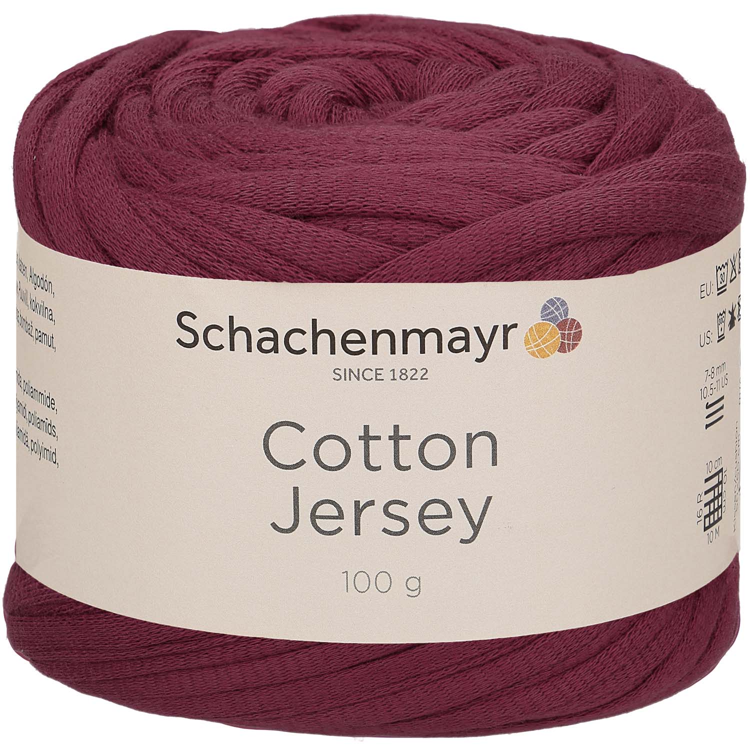 Schachenmayr Cotton Jersey 32 Vínová
