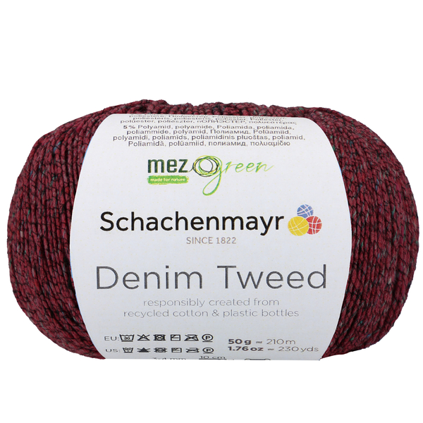 Schachenmayr Denim Tweed 30 Tm. červená