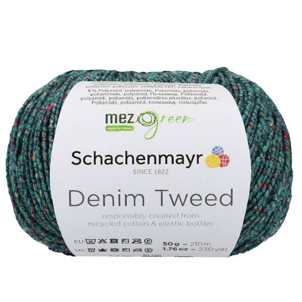 Schachenmayr Denim Tweed 71 Smaragdová