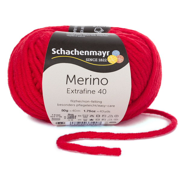 Schachenmayr Merino extrafine 40 Třešňová 331
