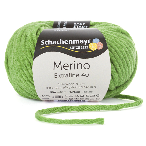 Schachenmayr Merino extrafine 40 Zelené jablko 373