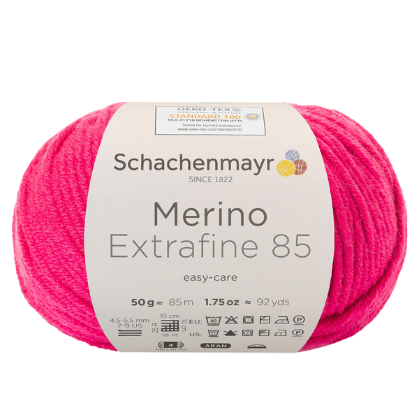 Schachenmayr Merino extrafine 85 Cyklámen 238