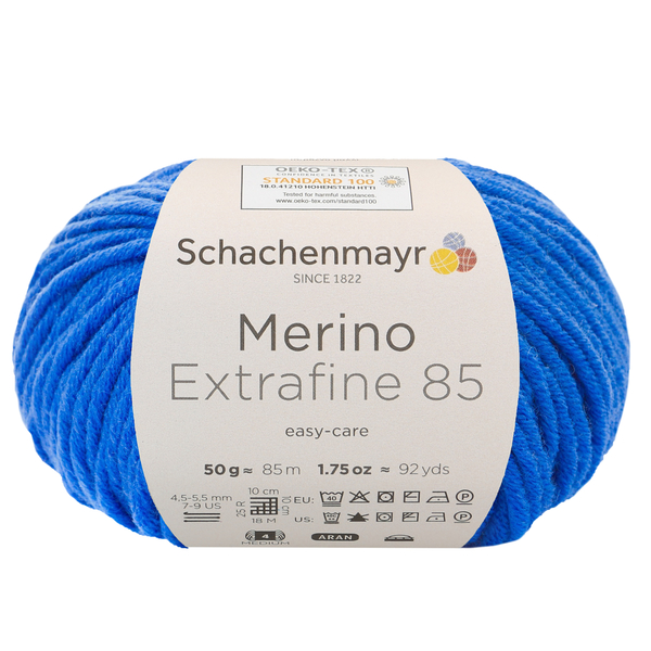 Schachenmayr Merino extrafine 85 Královská modrá 251