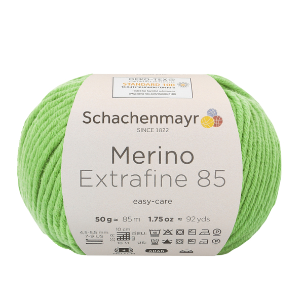 Schachenmayr Merino extrafine 85 Světle zelená 273