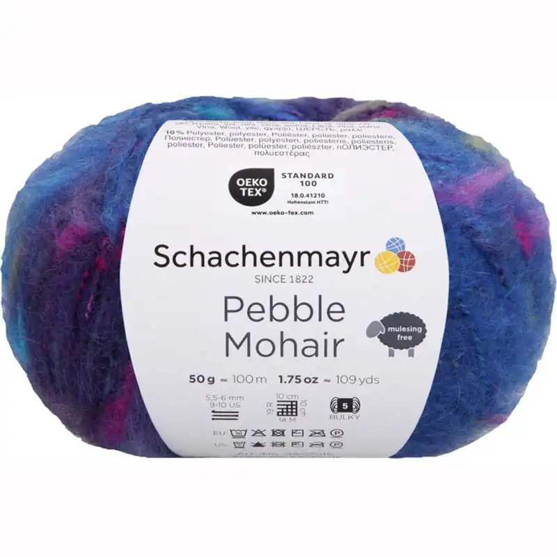 Schachenmayr Pebble Mohair 83 Modrý