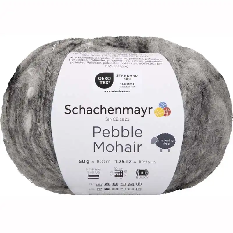 Schachenmayr Pebble Mohair 90 Světlešedý