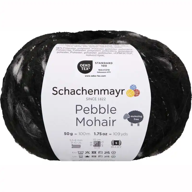 Schachenmayr Pebble Mohair 99 Černý