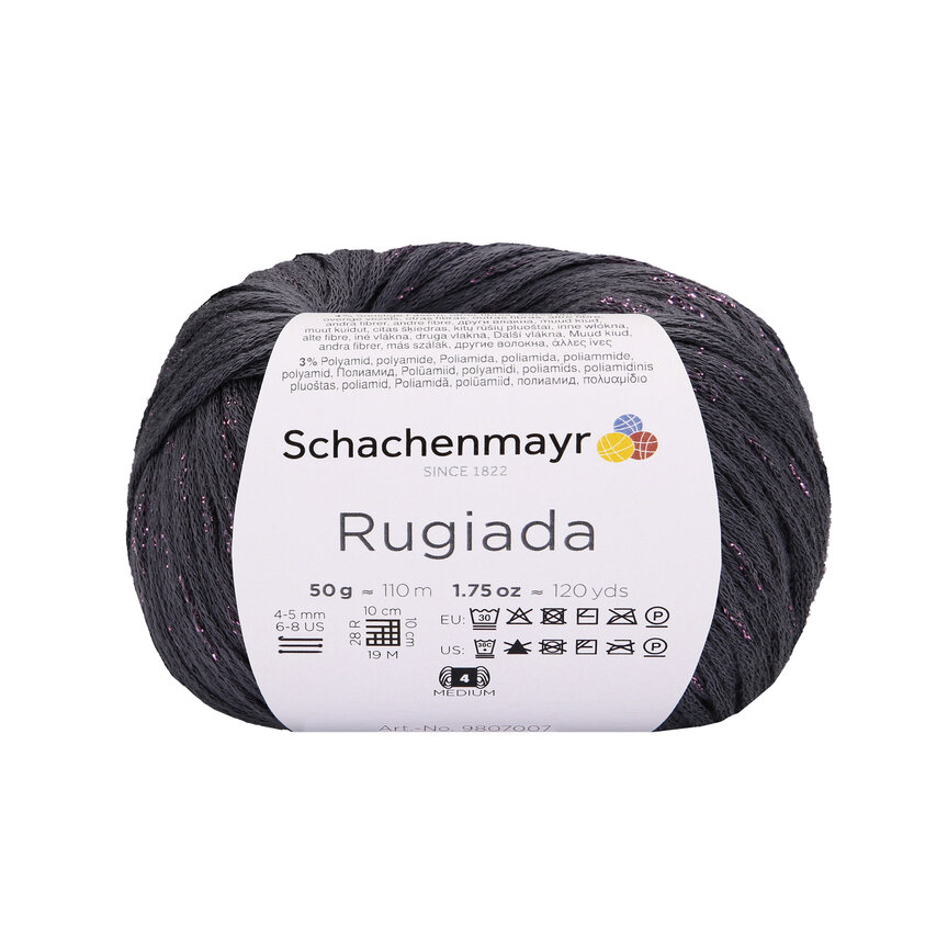 Schachenmayr Rugiada 92 Antracitová