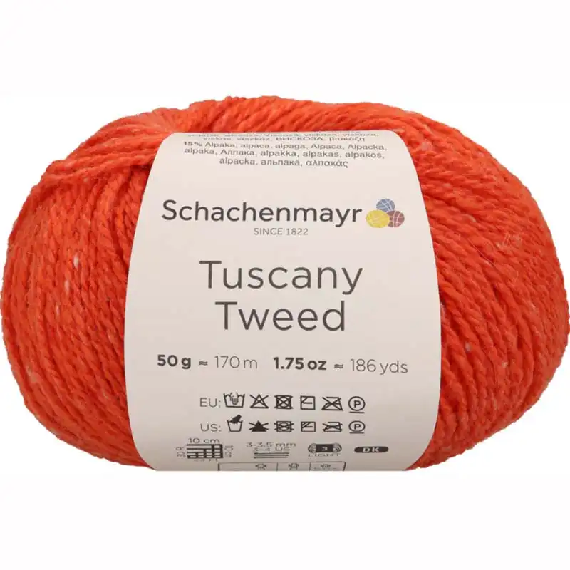 Schachenmayr Tuscany Tweed 24 Oranžová