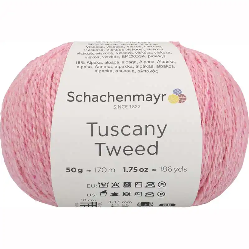Schachenmayr Tuscany Tweed 35 Růžová