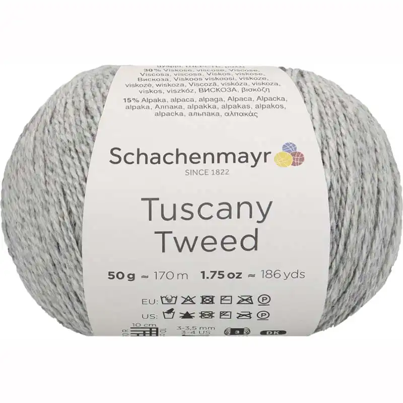 Schachenmayr Tuscany Tweed 90 Stříbrošedá
