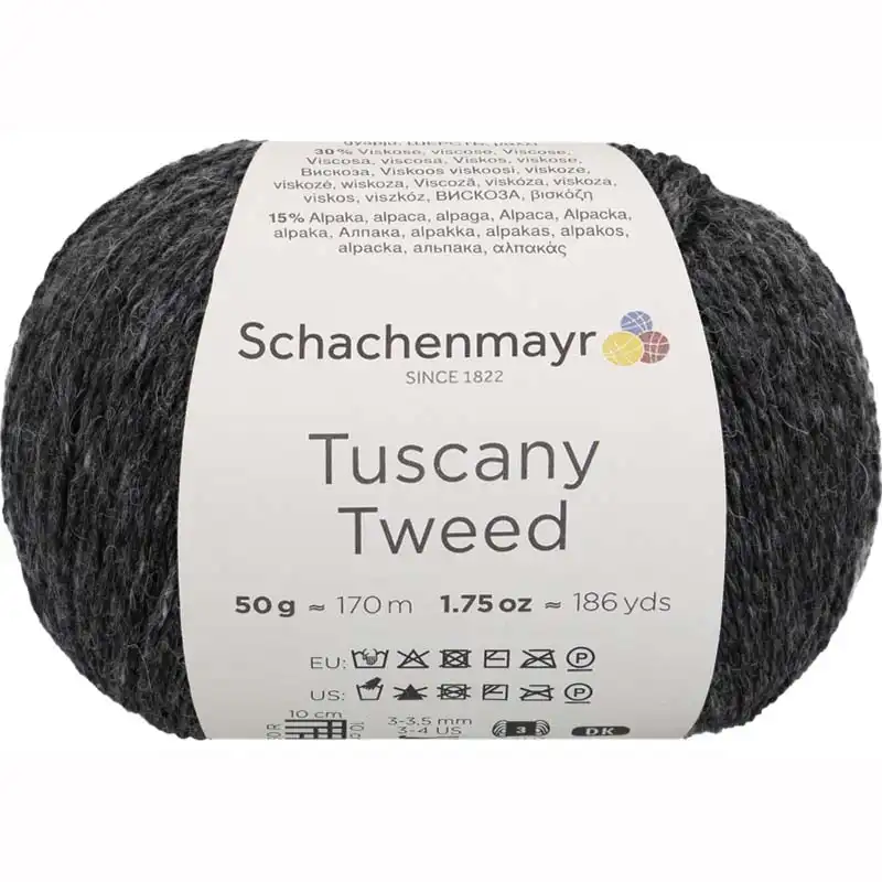 Schachenmayr Tuscany Tweed 97 Tmavě šedá