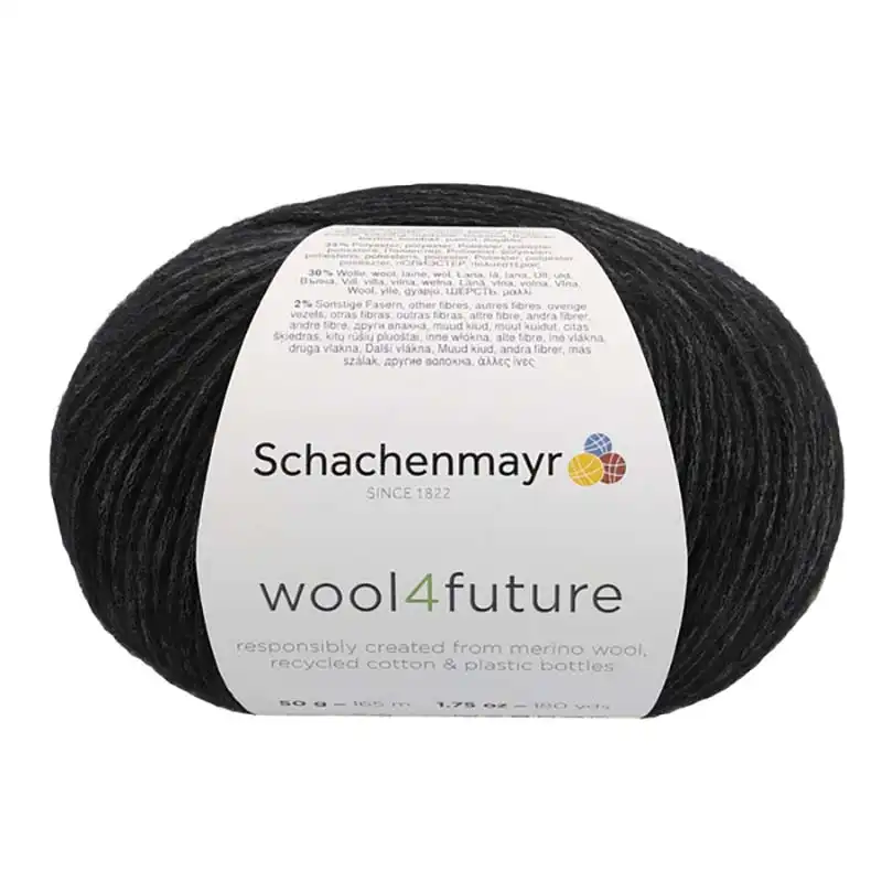 Schachenmayr WOOL4FUTURE 99 black