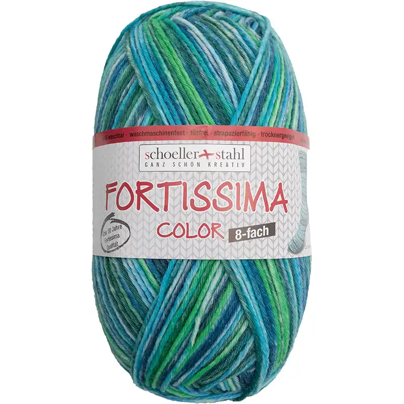 Schoeller Stahl Fortissima color 8-fach 0809