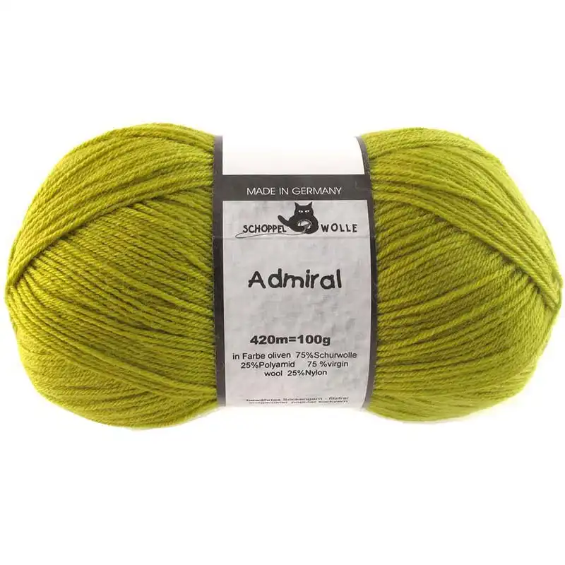 Schoppel Wolle Admiral 0383 Oliven