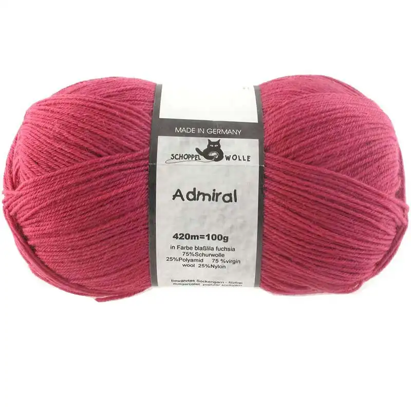 Schoppel Wolle Admiral 2681 Blasslila- Fuchsia