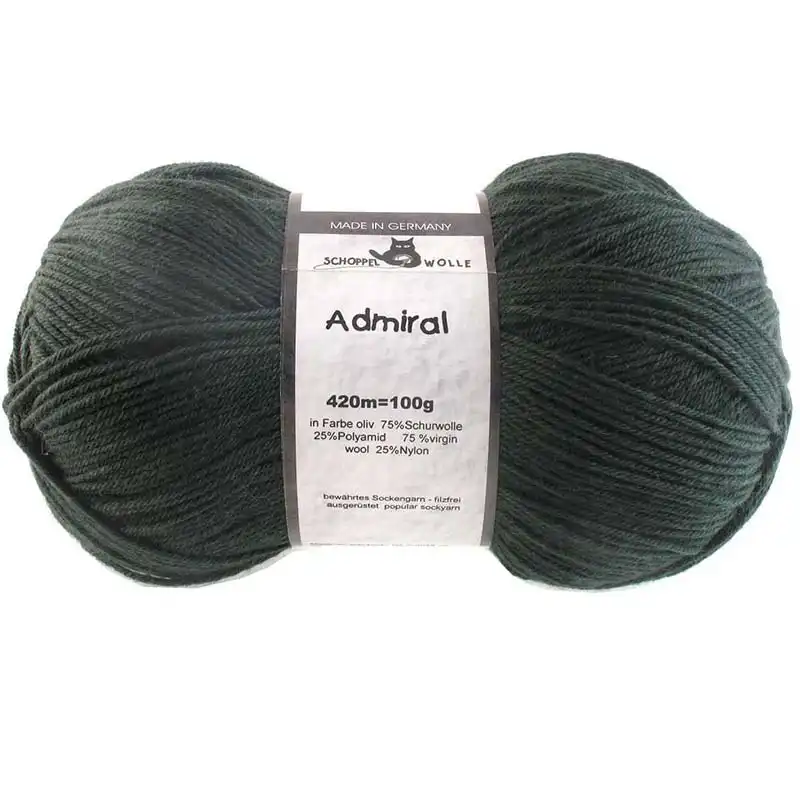 Schoppel Wolle Admiral 6373 Oliv