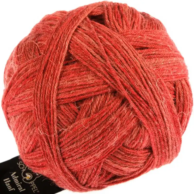 Schoppel Wolle Admiral Hanf 2443 Roter Pfeffer