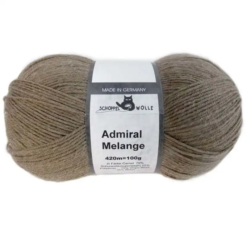 Schoppel Wolle Admiral Melange 7398M Camel