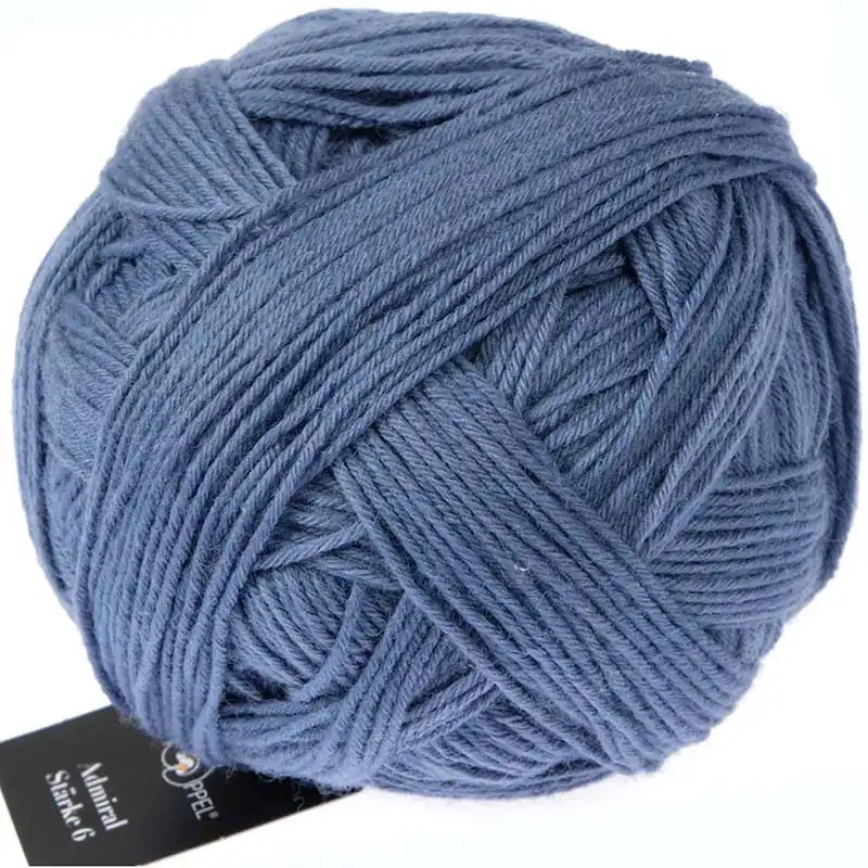 Schoppel Wolle Admiral Stärke 6 4653M Jeans-Meliert
