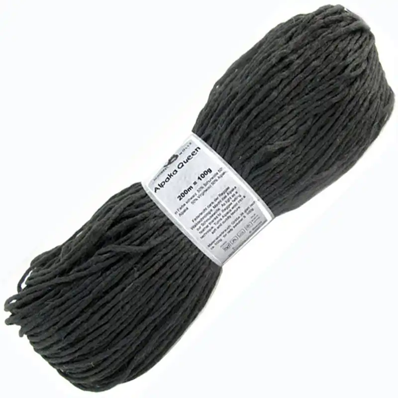 Schoppel Wolle Alpaka Queen 880 Schwarz
