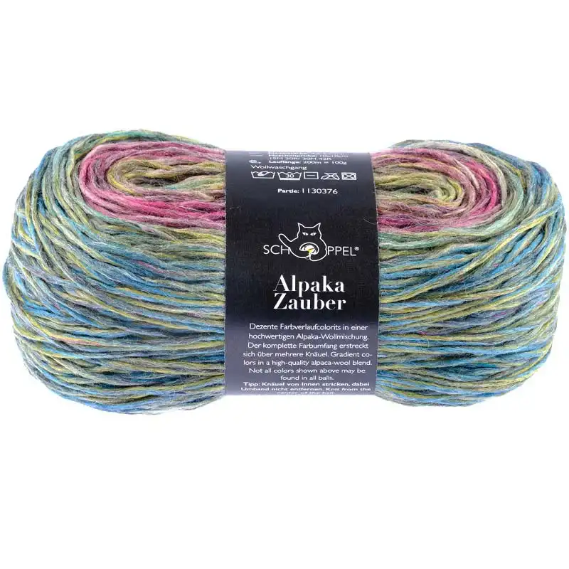 Schoppel Wolle Alpaka Zauber Plus 2357 Streiflichter