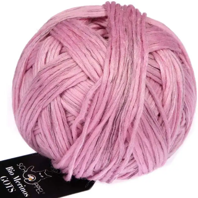 Schoppel wolle Bio merinos GOTS 2140 Rosé