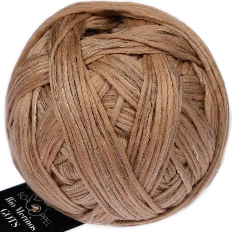 Schoppel wolle Bio merinos GOTS 7490 Ocker