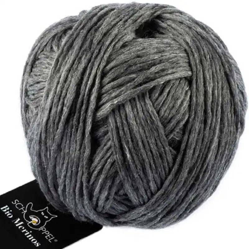 Schoppel wolle Bio merinos GOTS 9263M Graumelange
