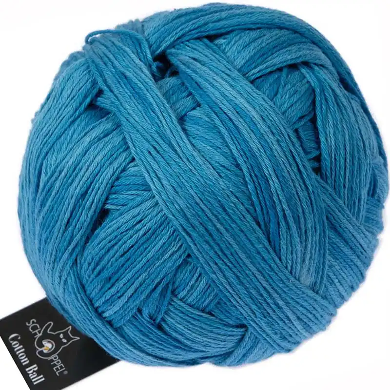 Schoppel Wolle Cotton ball 2556 Aqua Shadow