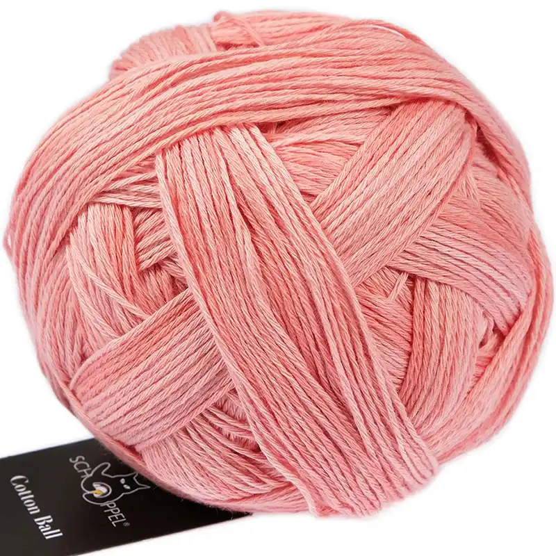 Schoppel Wolle Cotton ball 2611 Lachs Shadow