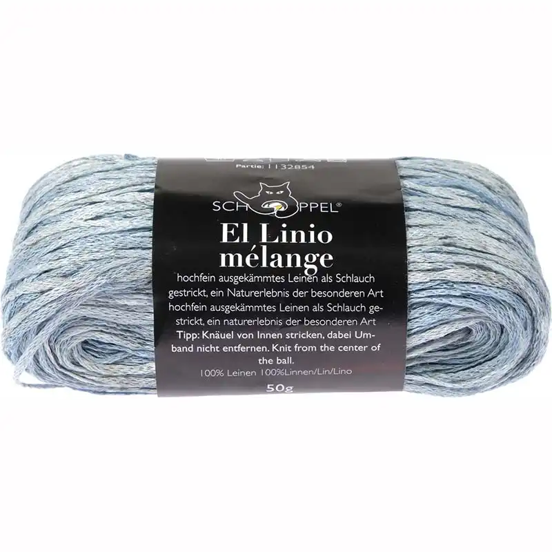 Schoppel wolle El Linio melange 2581 Bleu Shadow