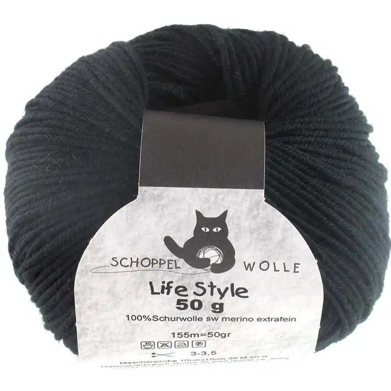 Schoppel wolle Life Style 0880 Schwarz