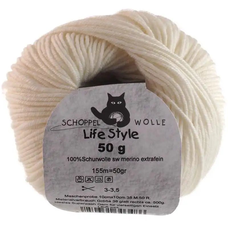 Schoppel wolle Life Style 0989 Elfenbein