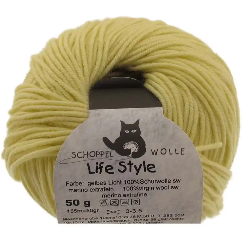 Schoppel wolle Life Style 6860 Gelbes light