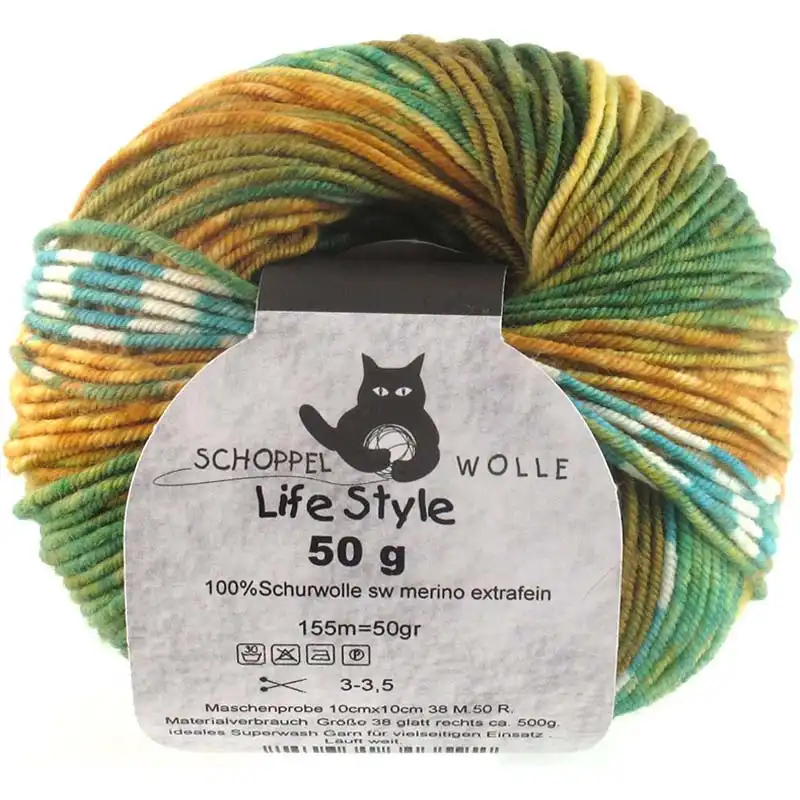 Schoppel wolle Life Style magic 1860 Kiwi-Cocktail
