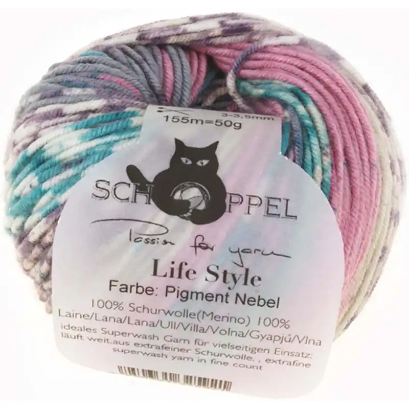 Schoppel wolle Life Style magic 2294 Pigment-Nebel
