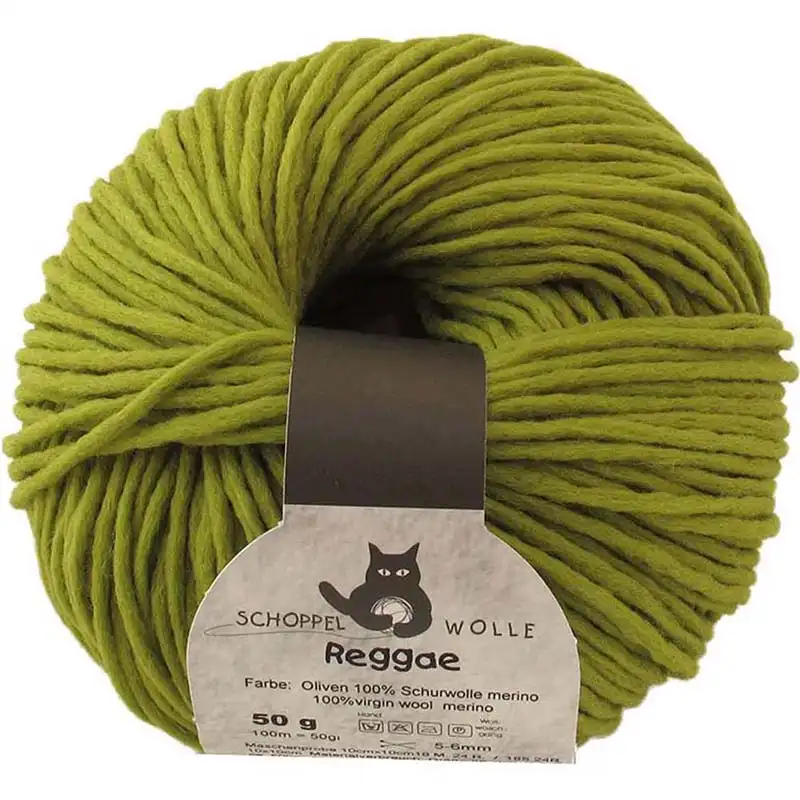 Schoppel Wolle Reggae 6683 Oliven