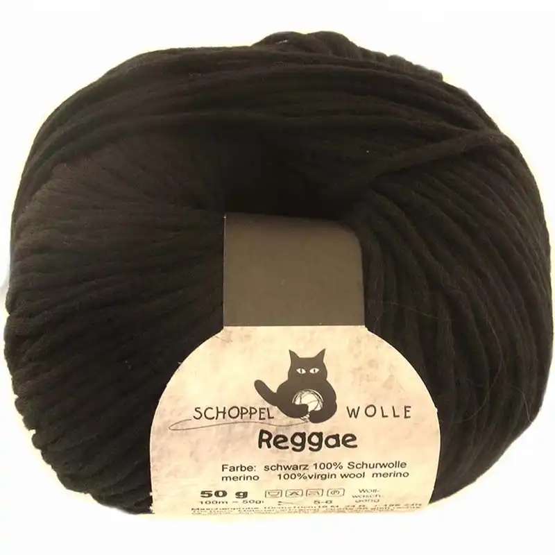 Schoppel Wolle Reggae 880 Schwarz