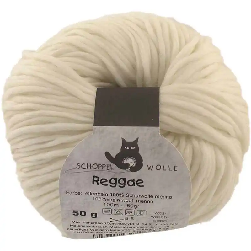 Schoppel Wolle Reggae 989 Elfenbein